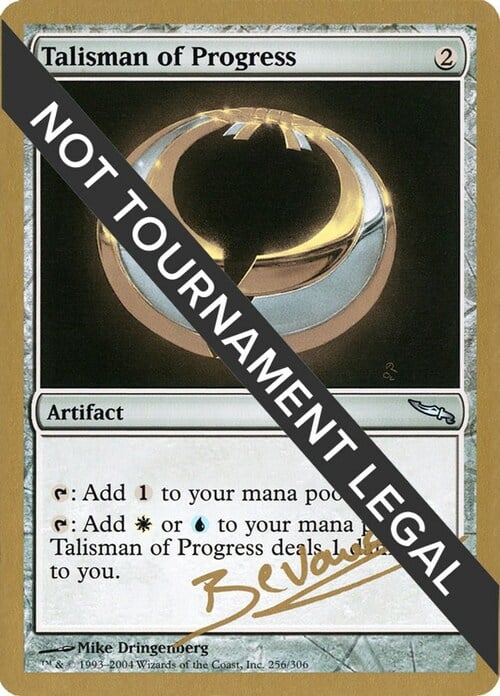 Talisman of Progress Card Front