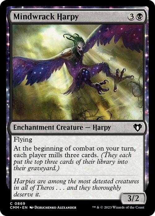 Mindwrack Harpy Card Front