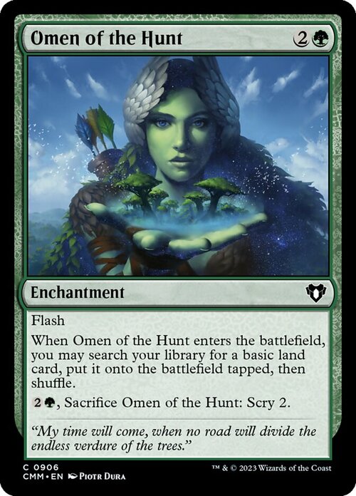 Omen of the Hunt Card Front
