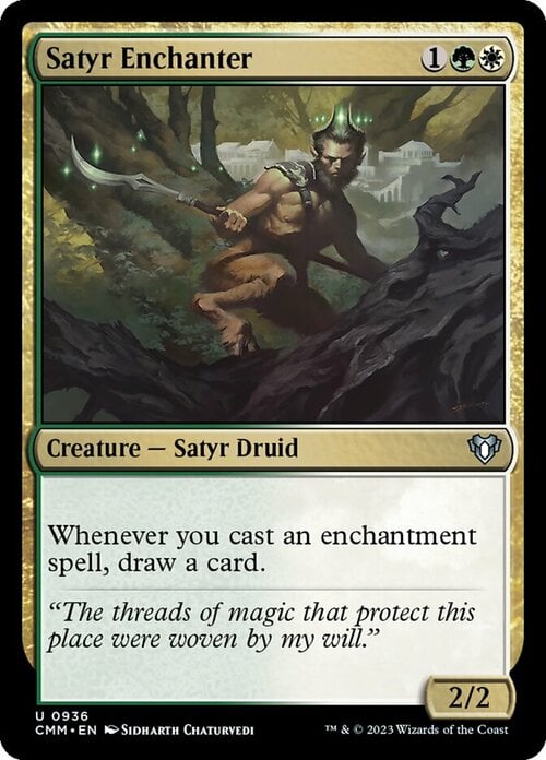 Satyr Enchanter Card Front