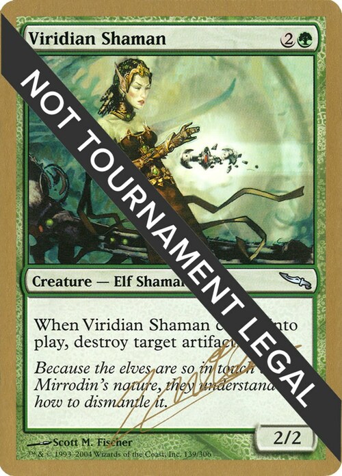 Viridian Shaman Card Front