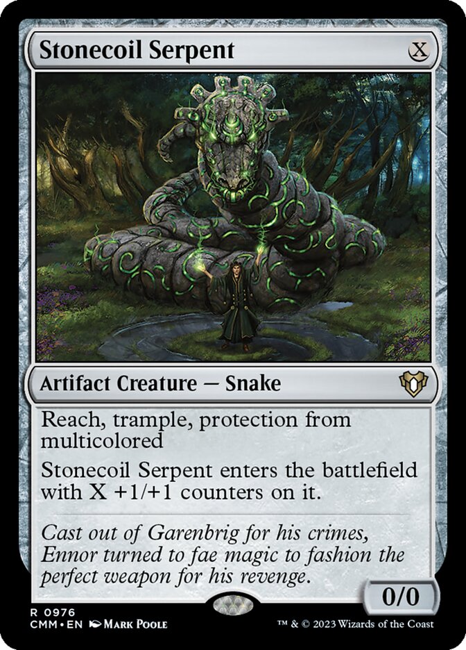 Stonecoil Serpent Commander Masters Decks | Magic | CardTrader