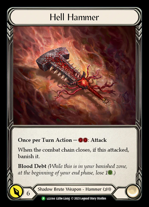 Hell Hammer Card Front