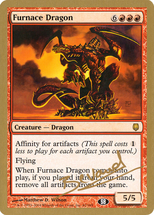 Furnace Dragon Card Front