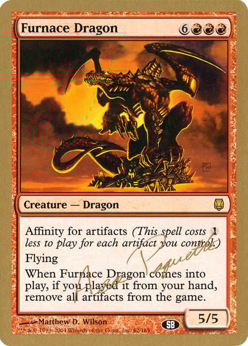 Furnace Dragon Card Front