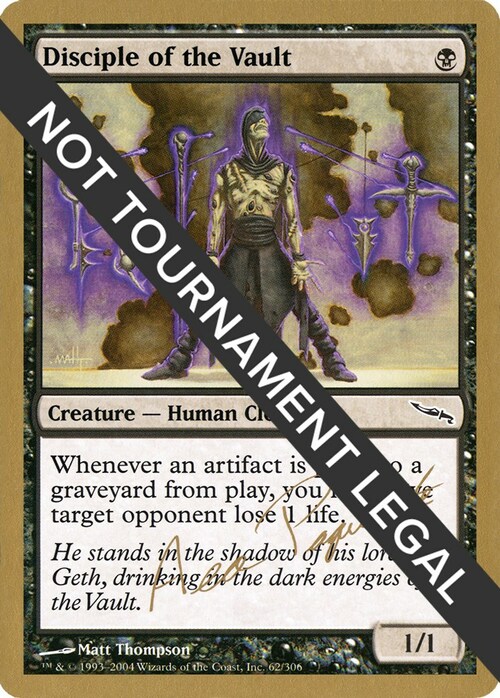 Disciple of the Vault Card Front