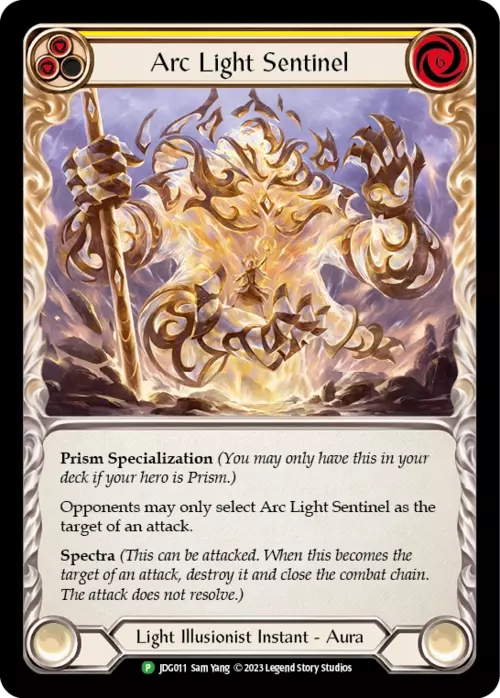 Arc Light Sentinel Card Front