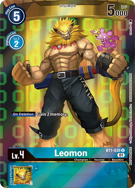 Leomon Card Front