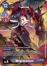 Megidramon · Deck Box Set Beelzemon BT5-083