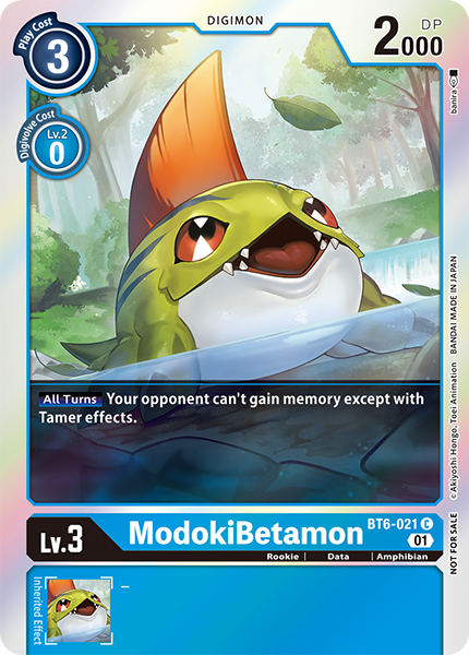 ModokiBetamon Card Front