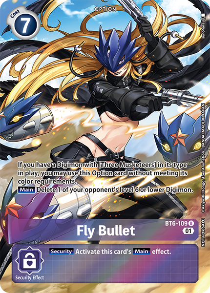 Fly Bullet Card Front