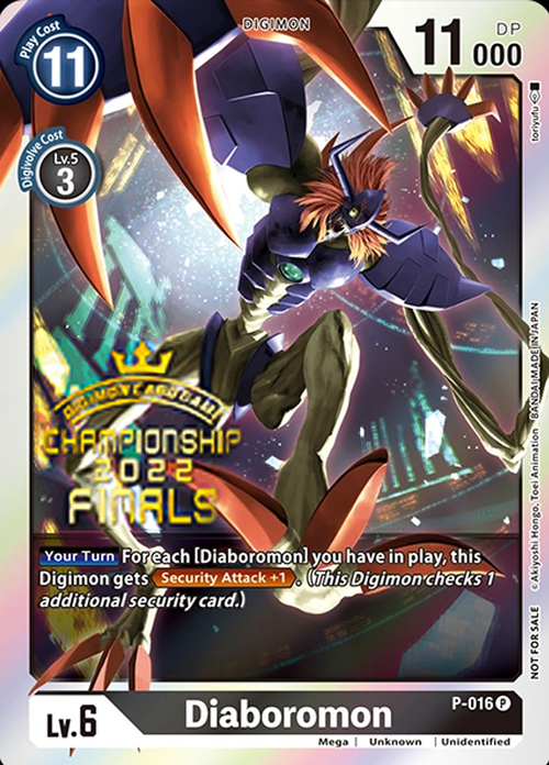 Diaboromon Card Front