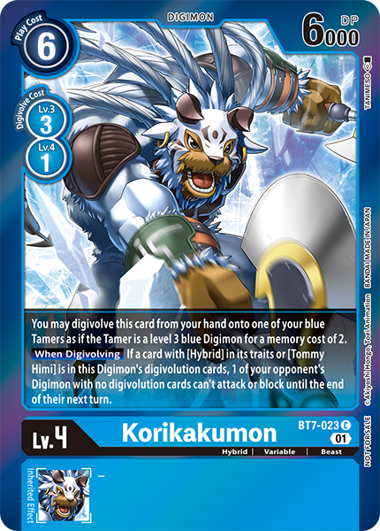 Korikakumon Card Front