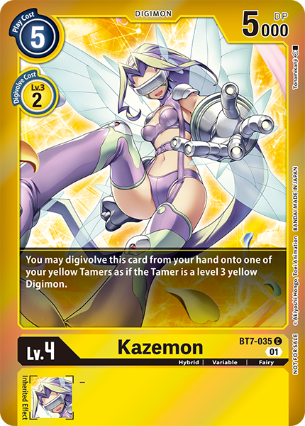 Kazemon Card Front