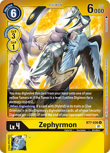 Zephyrmon Card Front