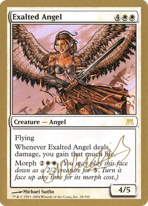Exalted Angel Card Front