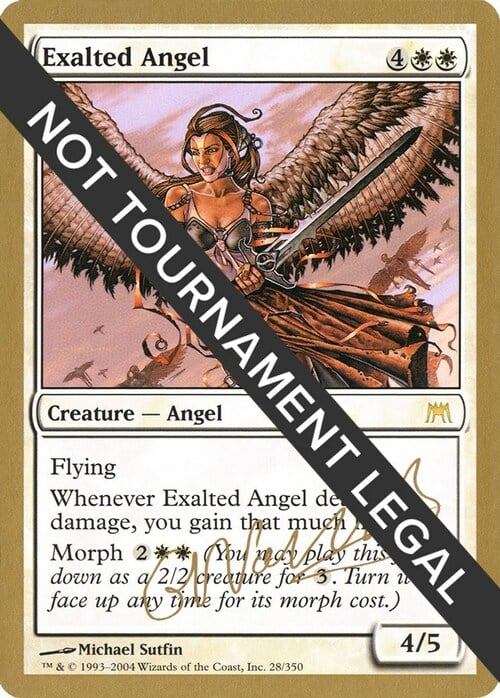 Exalted Angel Card Front
