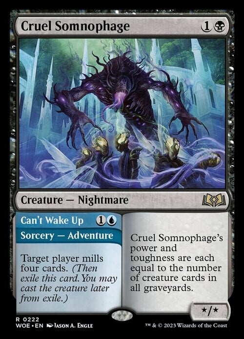 Cruel Somnophage // Impossibile Svegliarsi Card Front
