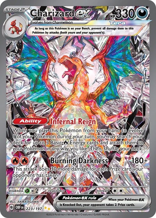 Charizard EX Card Front
