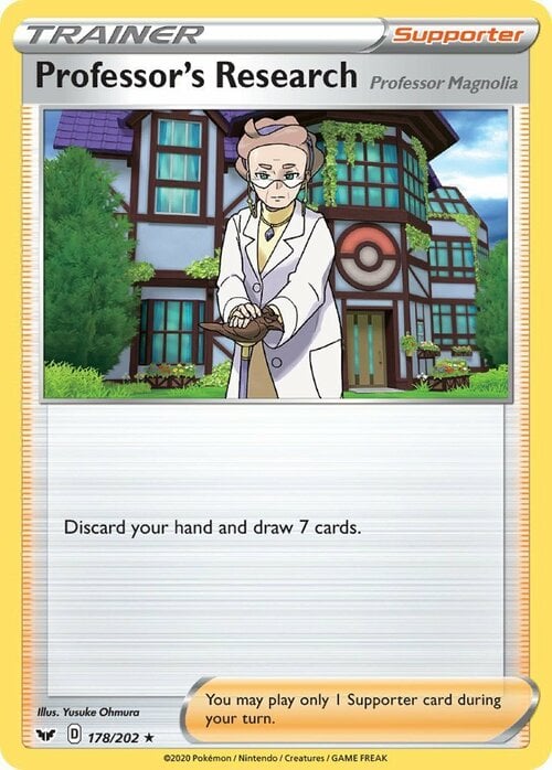 Professor's Research - Professor Magnolia Card Front