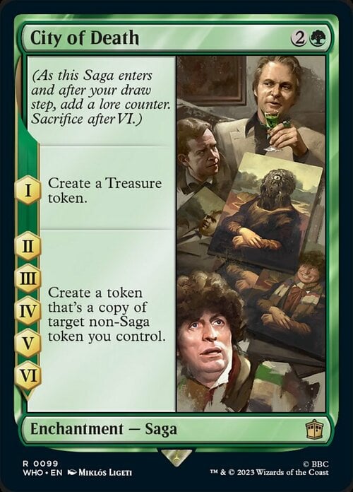 City of Death Card Front