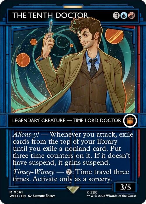 The Tenth Doctor Card Front
