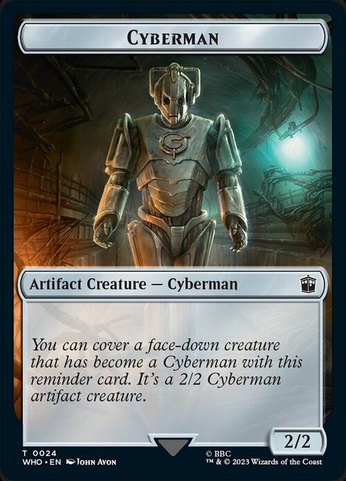 Cyberman Card Front
