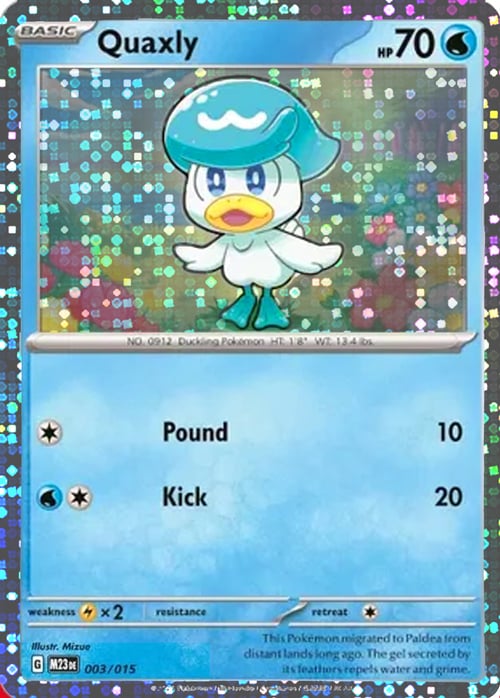 Quaxly [Water Splash] Card Front