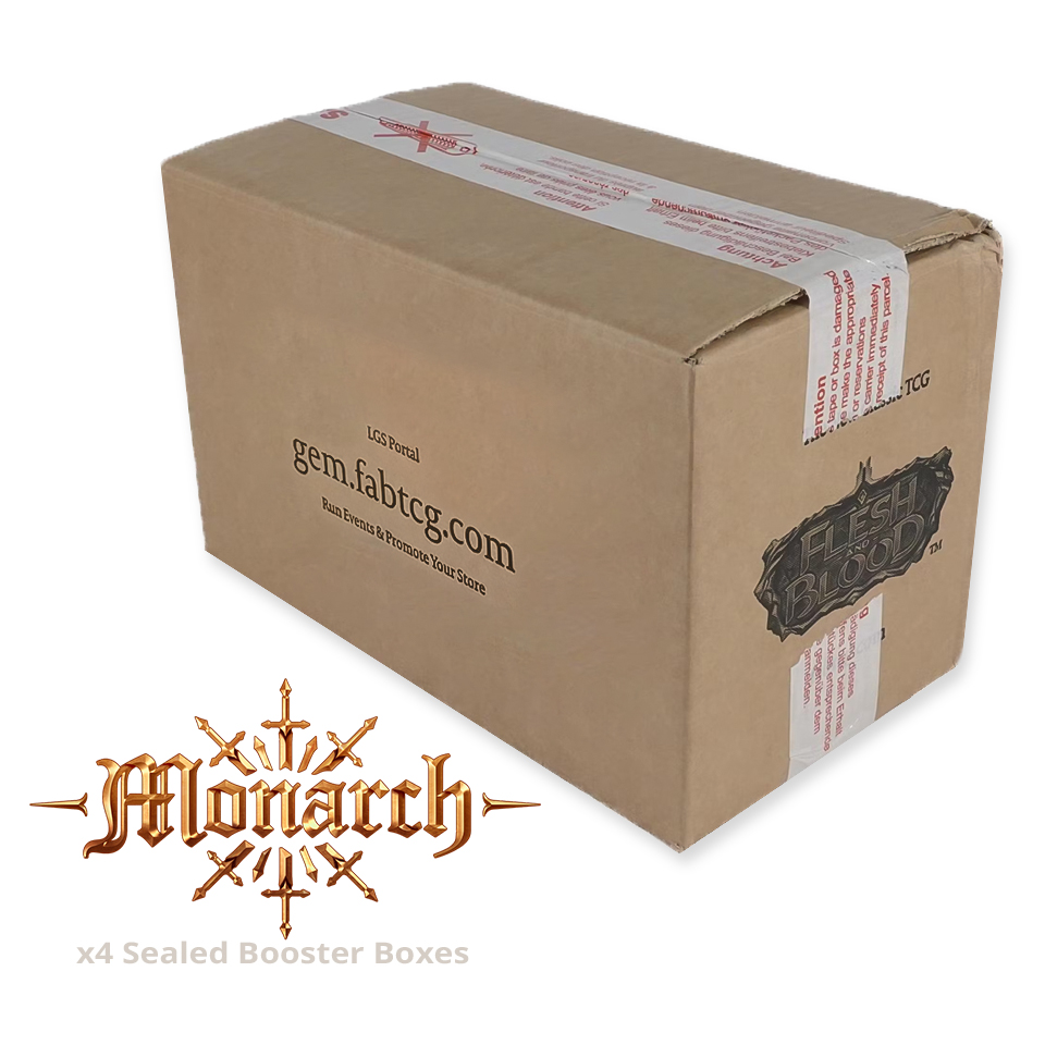 Monarch First Edition Case (4 Booster Boxes)