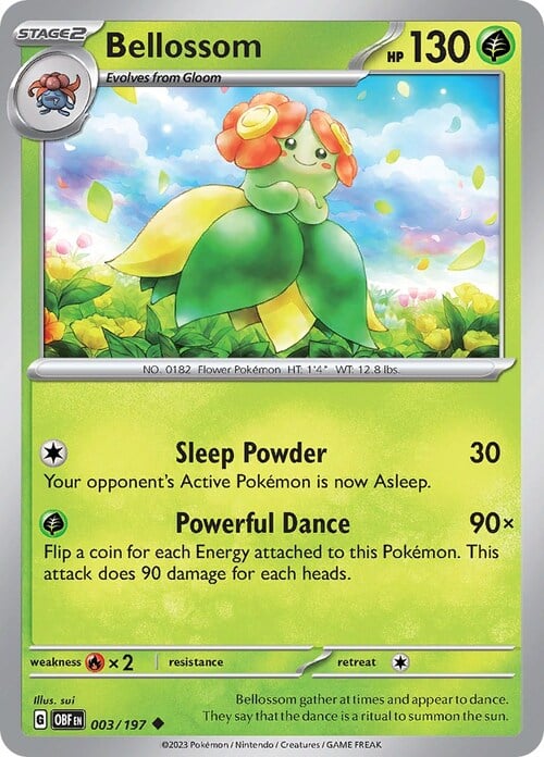 Bellossom Card Front
