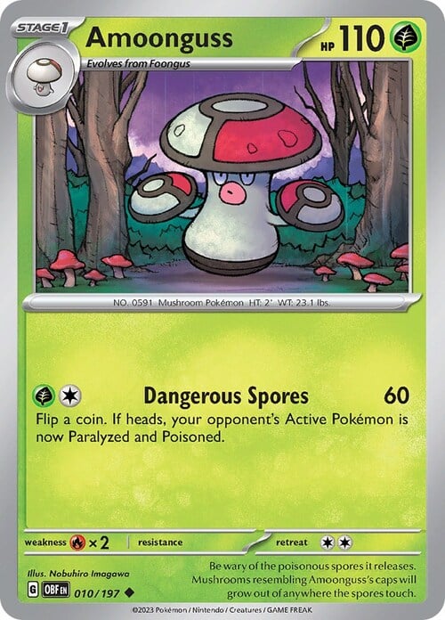 Amoonguss Card Front