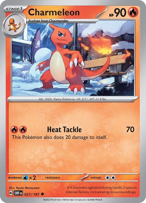 Charmeleon Card Front