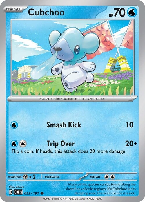 Cubchoo Card Front