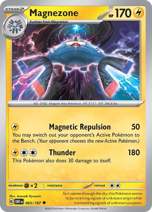 Magnezone Card Front