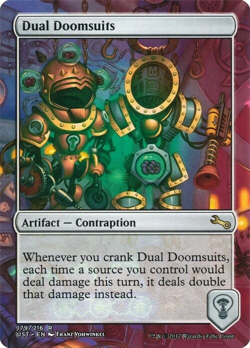 Dual Doomsuits Card Front
