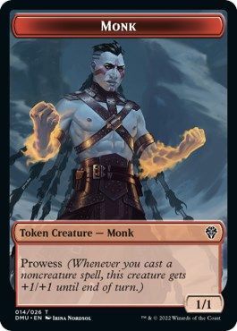 Monk // Soldier Card Front