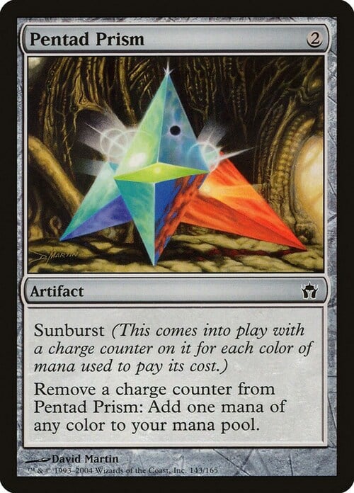 Pentad Prism Card Front