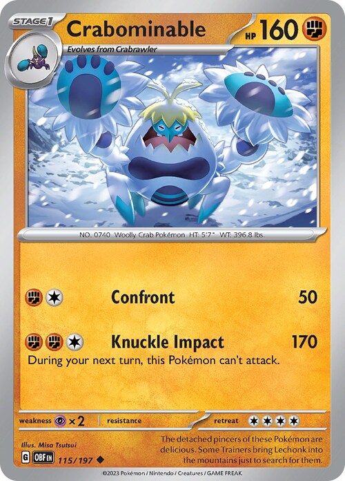 Crabominable Card Front