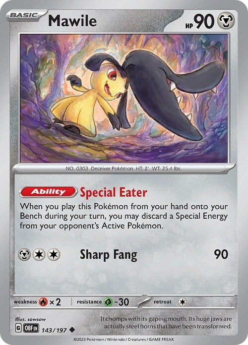 Mawile Card Front