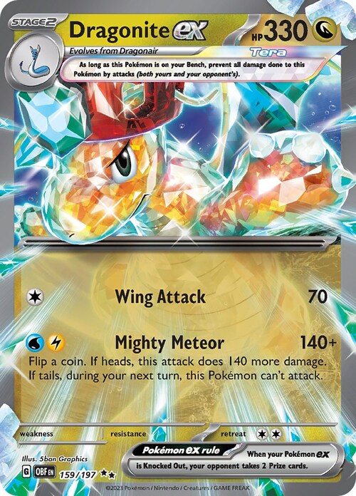 Dragonite ex δ Delta Species Card Front