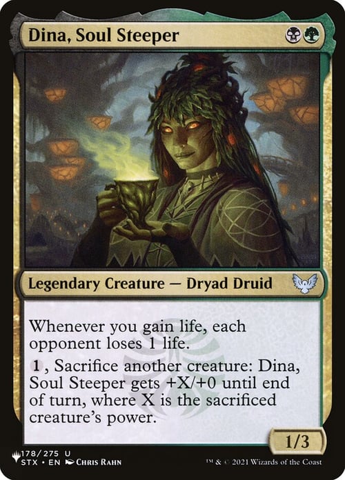 Dina, Soul Steeper Card Front