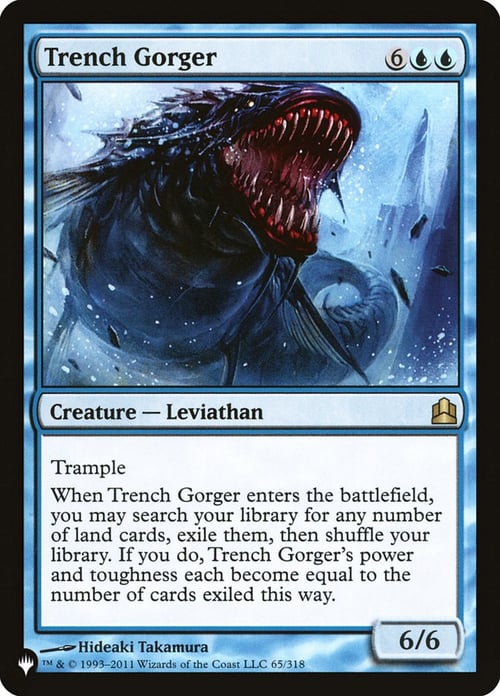 Trench Gorger Card Front