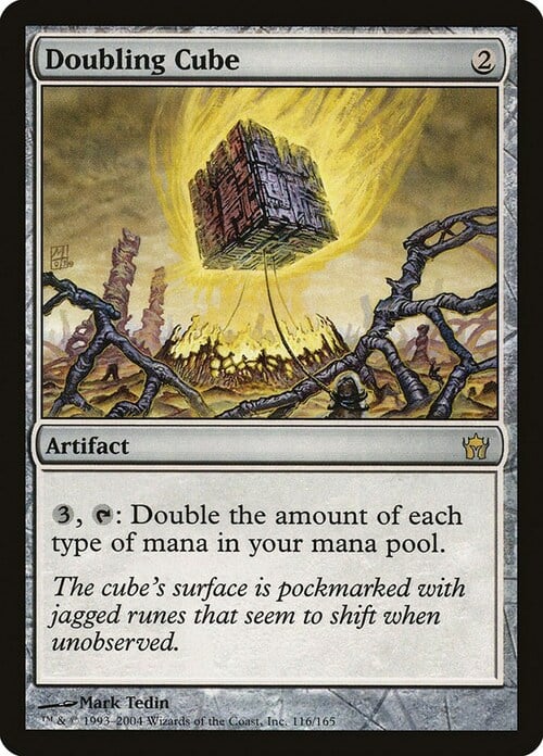 Doubling Cube Card Front