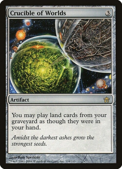 Crucible of Worlds Card Front