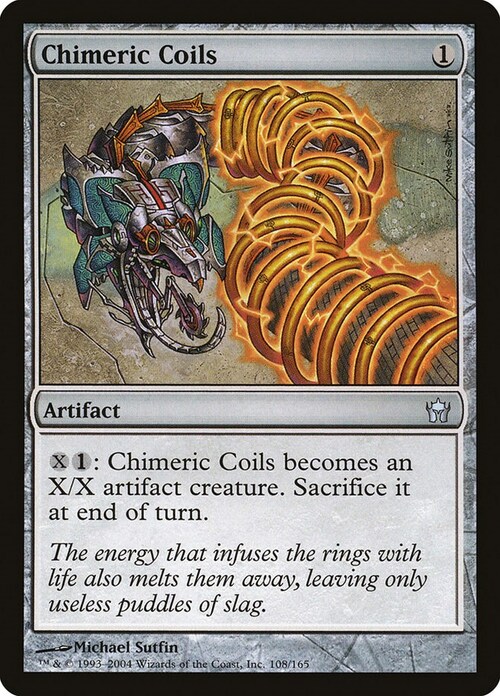Chimeric Coils Card Front