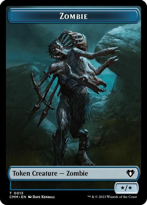 Zombie // Human Soldier Card Front