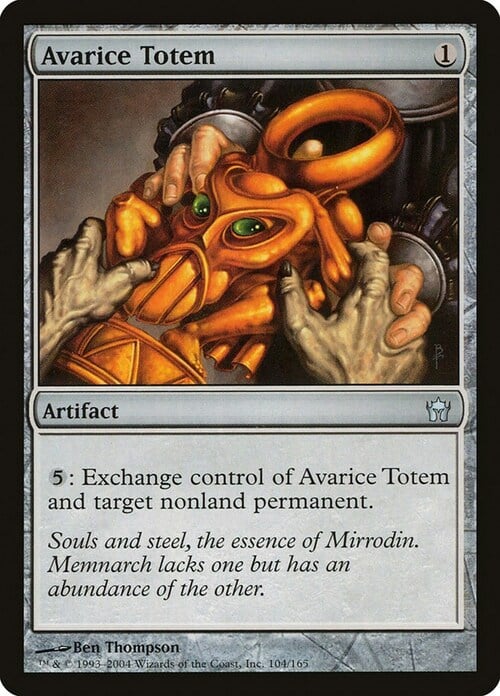 Avarice Totem Card Front