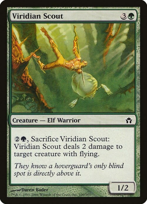 Viridian Scout Card Front