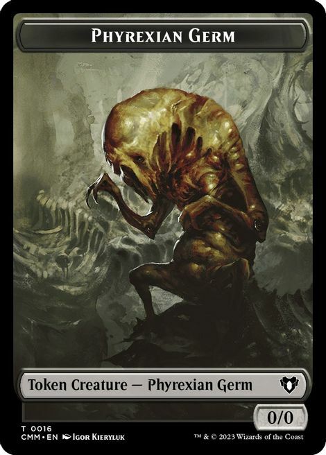 Phyrexian Germ // Saproling Card Front