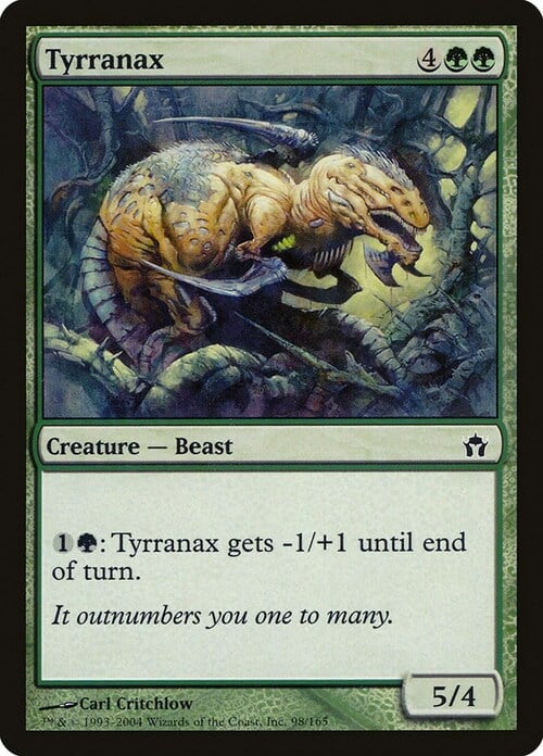 Tyrranax Card Front